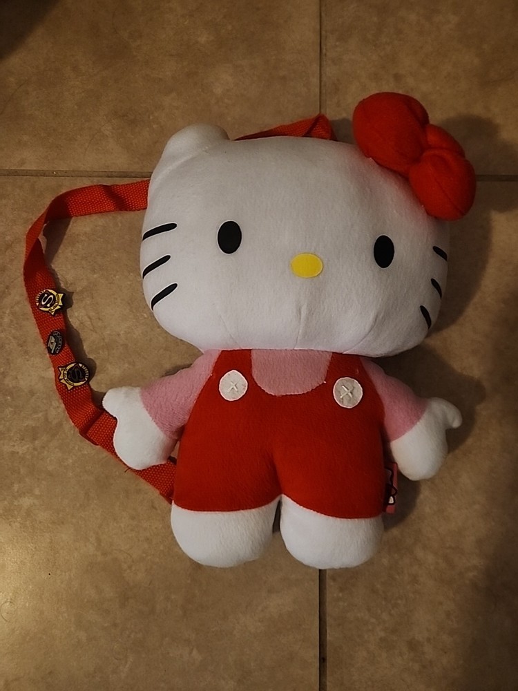 Hello Kitty Plush Backpack 15"