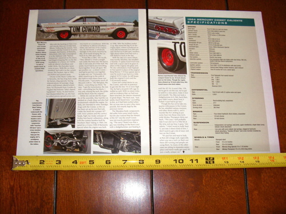 1964 MERCURY COMET A/FX ORIGINAL 2017 ARTICLE