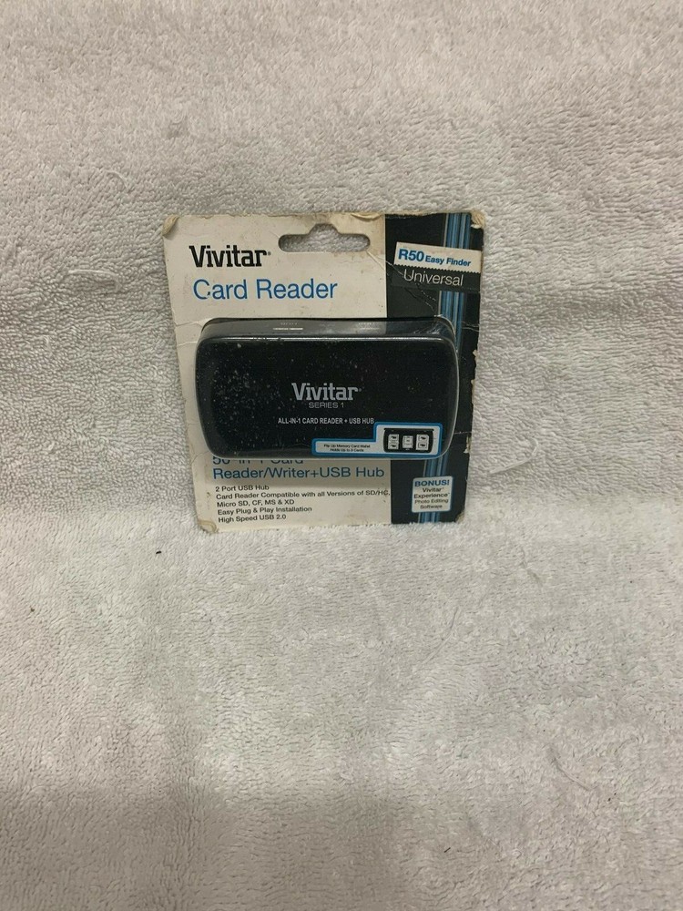 Vivitar 50 in 1 Card Reader/Writer + USB Hub