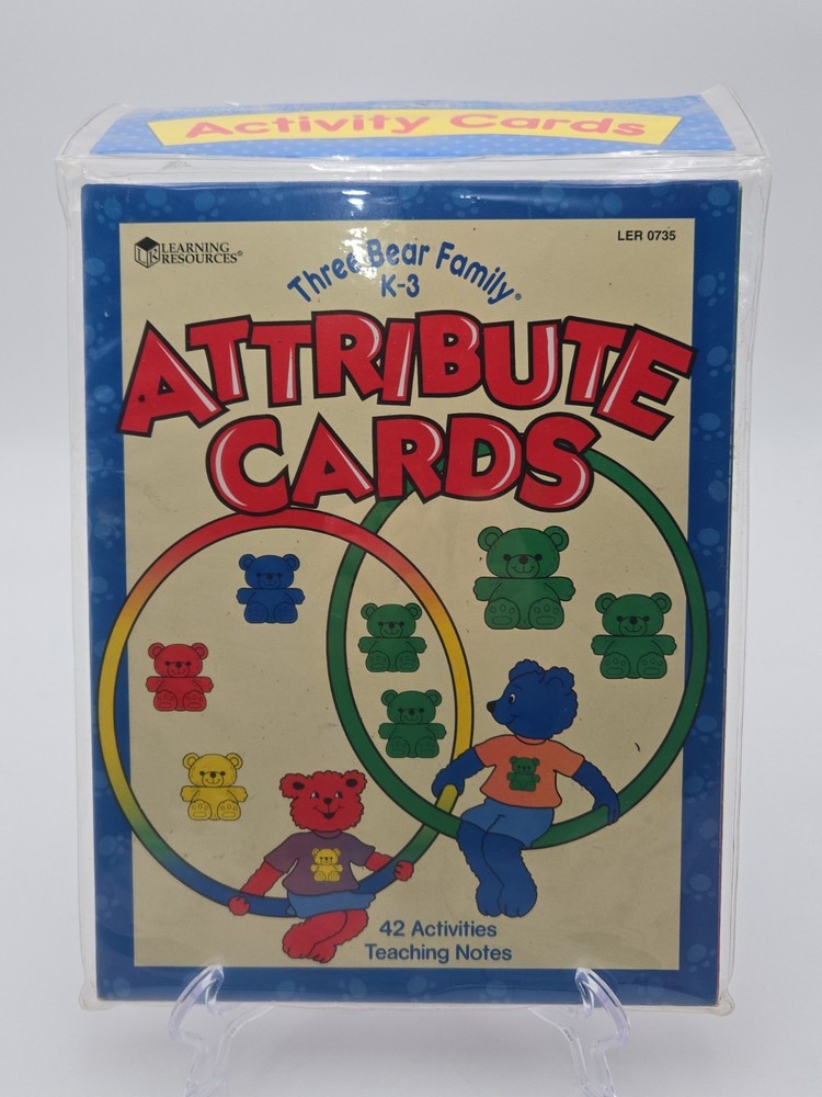 Learning Resources Attribute Cards K-3 Math 42 Activities Teaching Notes