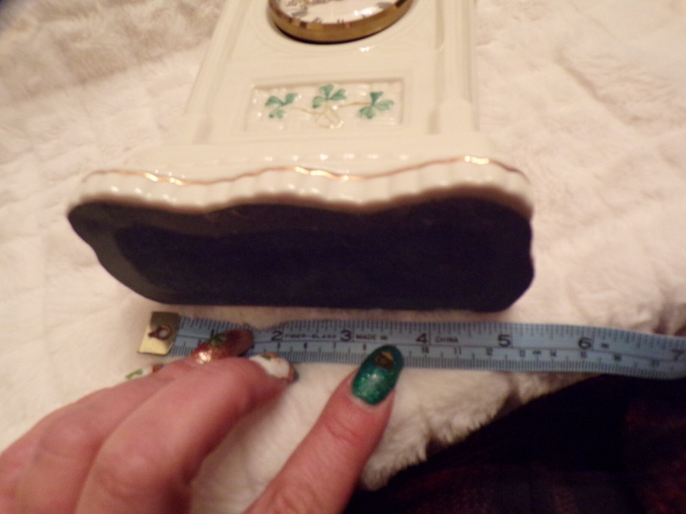 VTG Belleek Mantel Clock