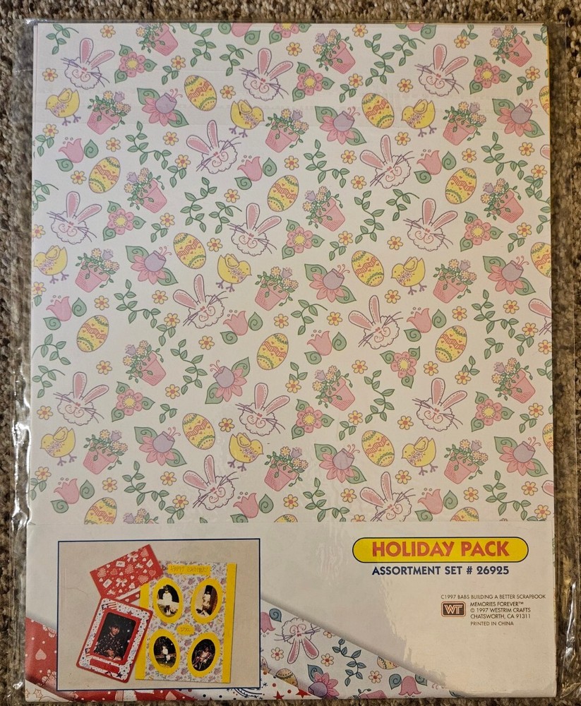 Memories Forever Printed Paper Coordinated Theme Pack Holiday Pack, NIP