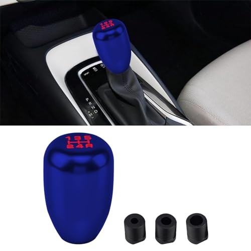 Car Gear Shift Knobs, Manual Transmission Shift Knob, 5 Speed Car Stick Blue