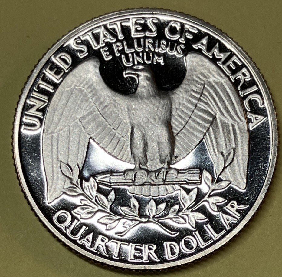 1982 S proof Washington quarter