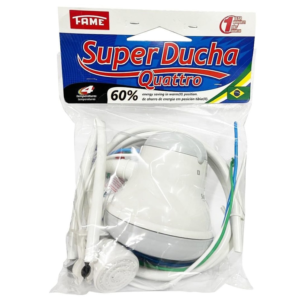- Electric shower110V - SUPERDUCHA QUATTRO. Tankless Water Heater Electric. 4...