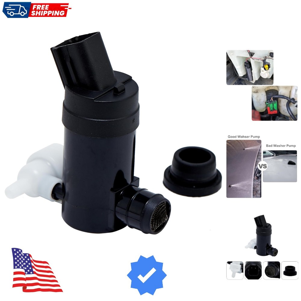 Front Windshield Washer Fluid Pump Motor Replacement for Kia Sedona Sorento, ...