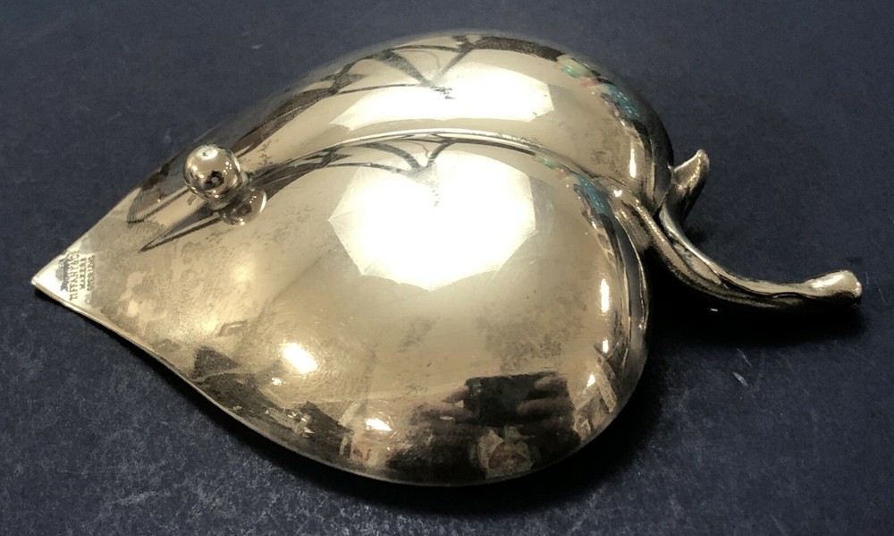 Tiffany & Co Sterling Silver Small Leaf Dish