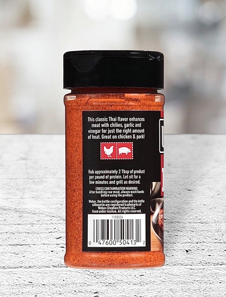Weber Sriracha Rub~Grilling Seasoning 5.75oz