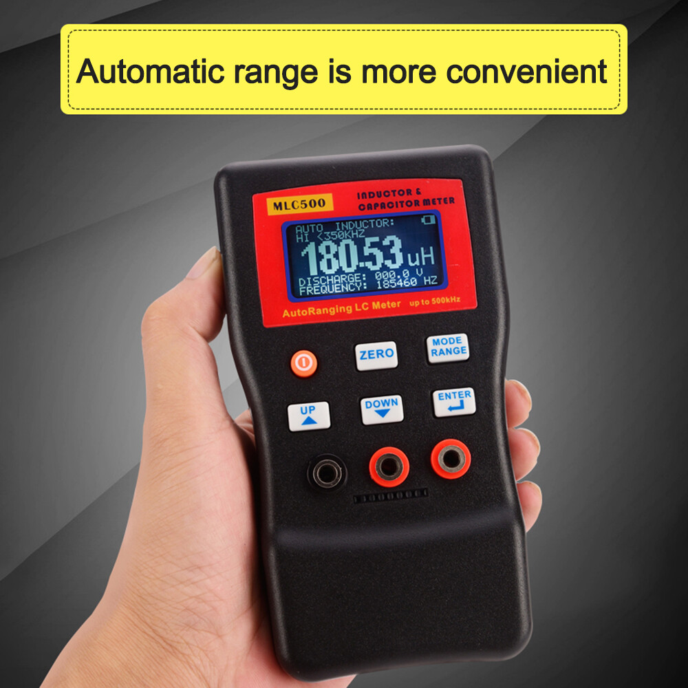 MLC500 High Precision Digital Auto-Range Capacitance Inductance Meter Anti-burn