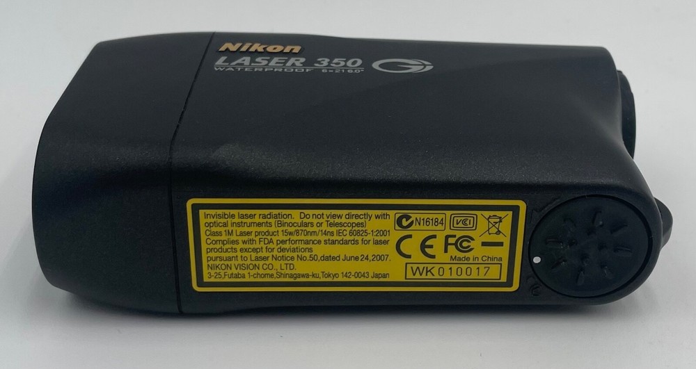NIKON LASER RANGEFINDER 350G Golf Range Finder