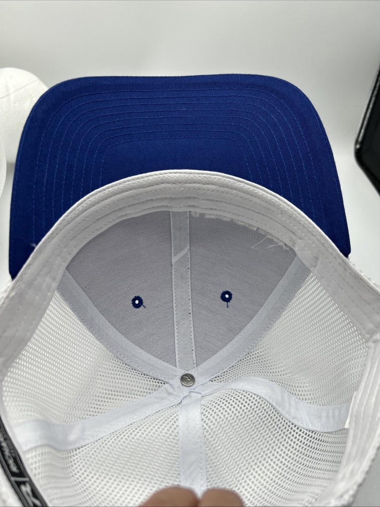 Absolut Vodka Blue & White Richardson 112 Mesh Snapback Adjustable Cap Hat