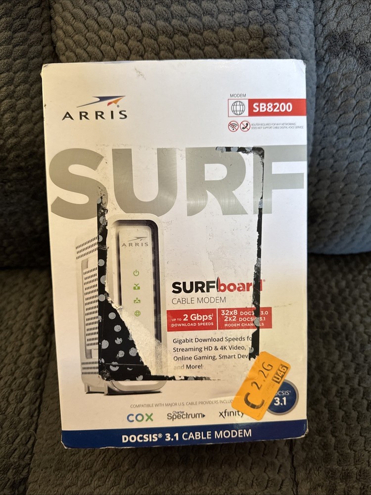 SB8200 Arris Surfboard Cable Modem - Open Box