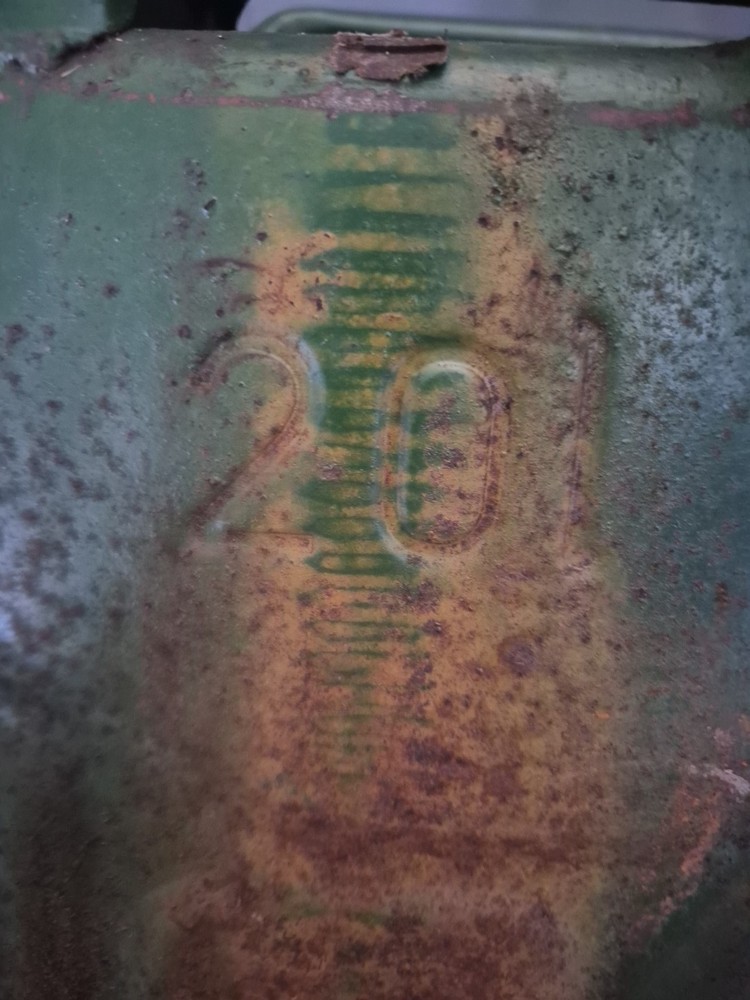 Vintage Fuel Can FFA Army 20L Metal Green Fuel Jerry Can - 1954 Genuine