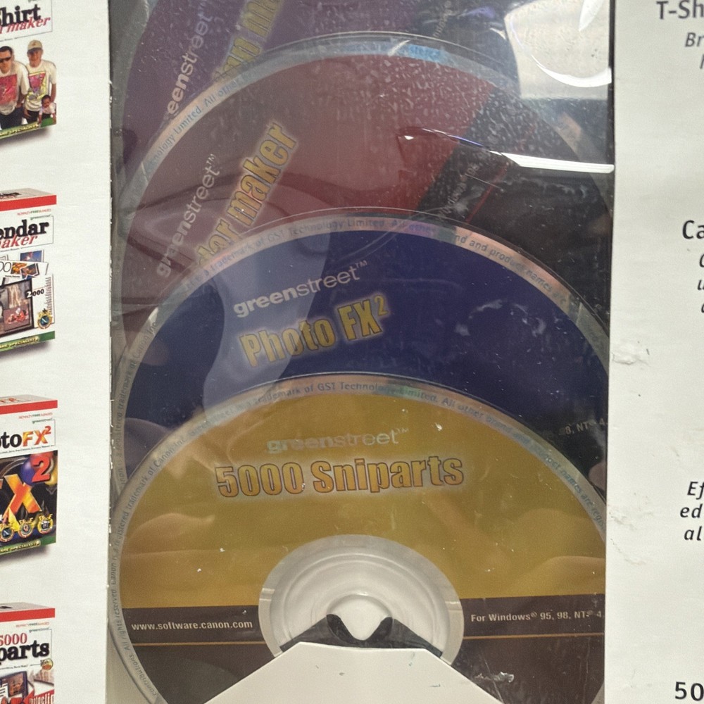 Canon Creativity Pack For PC - Windows - 4 CD Set - Sealed