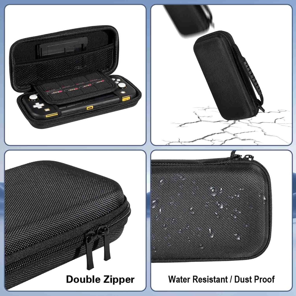 Accessories Kit for Nintendo Switch Lite - 2019, Black