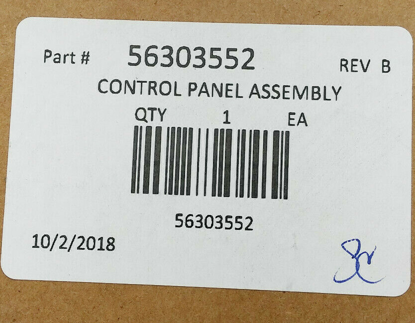 Nilfisk Advance Controller Panel Assembly, PN 56303552, OEM