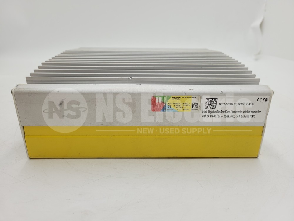Neousys Technology Nuvo-5108VTC fanless embeded computer