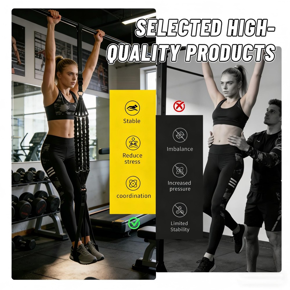 Pull Up Assistance Bands, Heavy Duty Resistance Bands for Pullups, Profession...