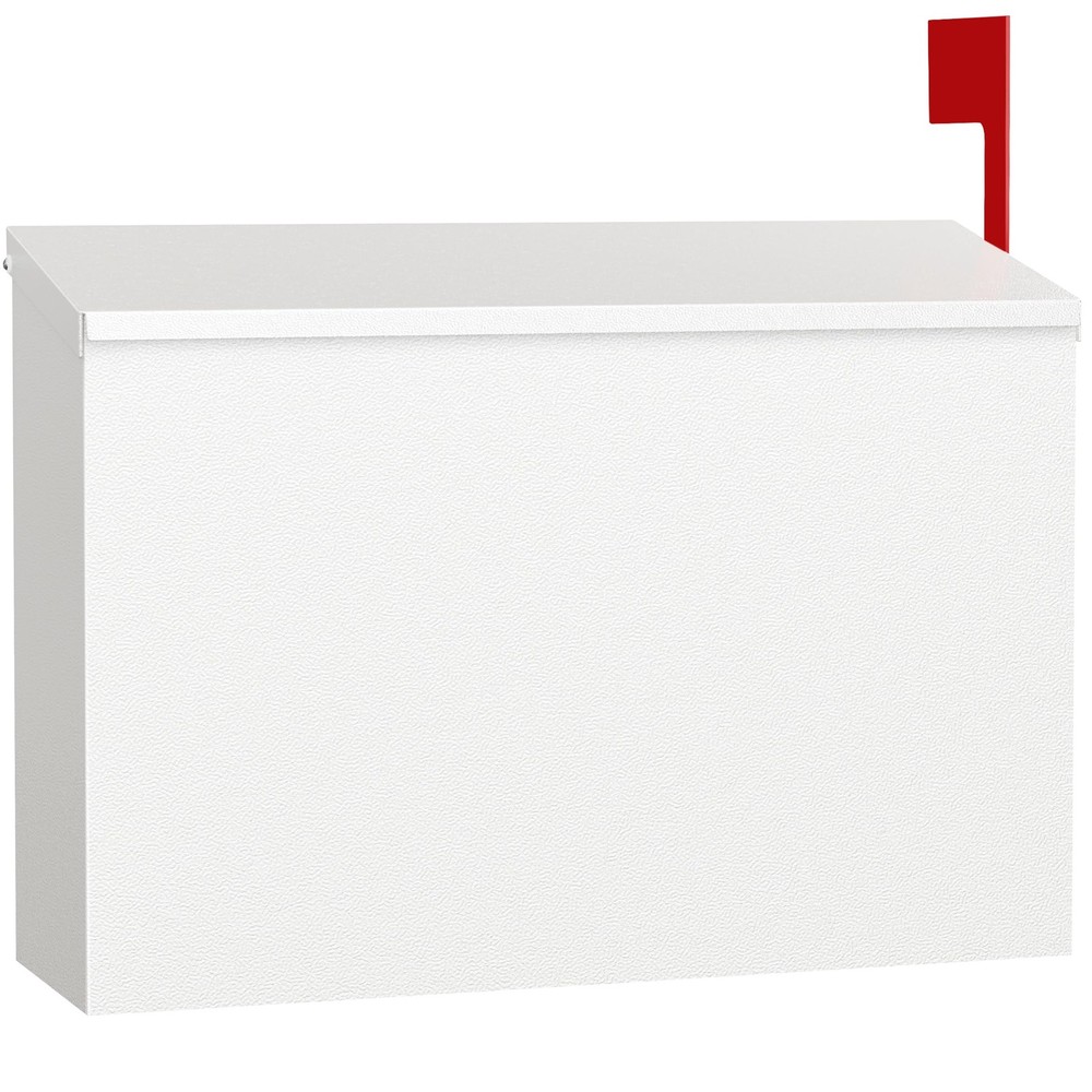 Wall-Mount Mailbox for Outside, Large Capacity Rust-Proof Box with Stay-Open ...