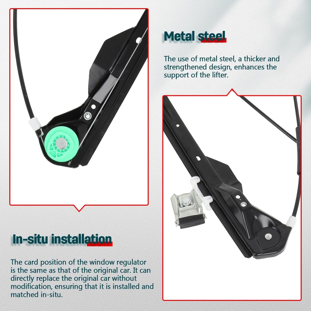 751-228 左前驱动器车窗调节器电机组件适用于 2008 - 2011 年焦点