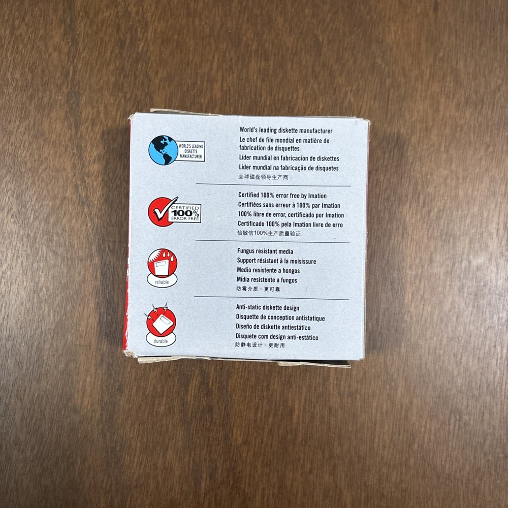 Imation Diskettes IBM Formatted 2HD 6 Pack 1.44 MB. E