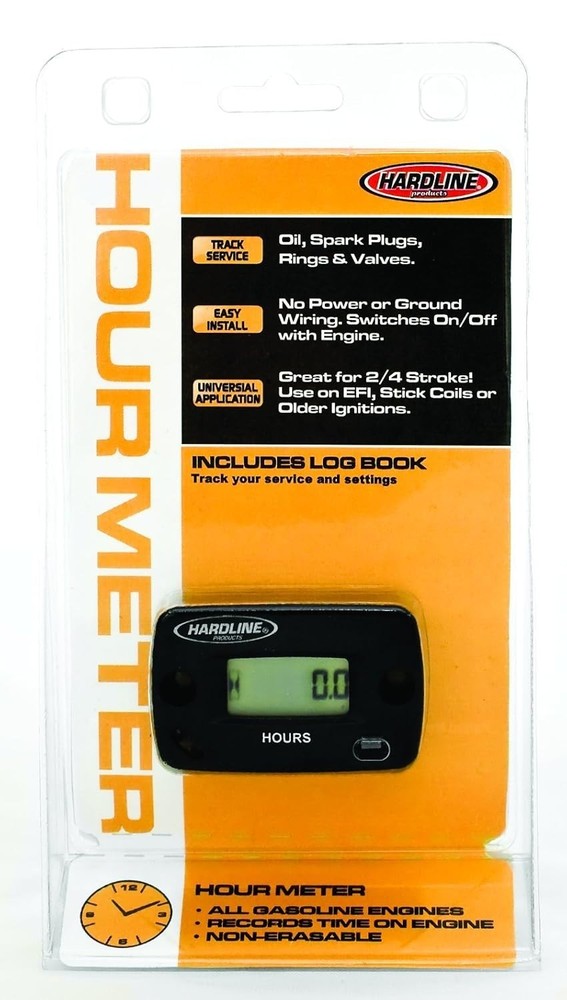 Inductive Hour Meter for Gas Engines - Waterproof Gauge