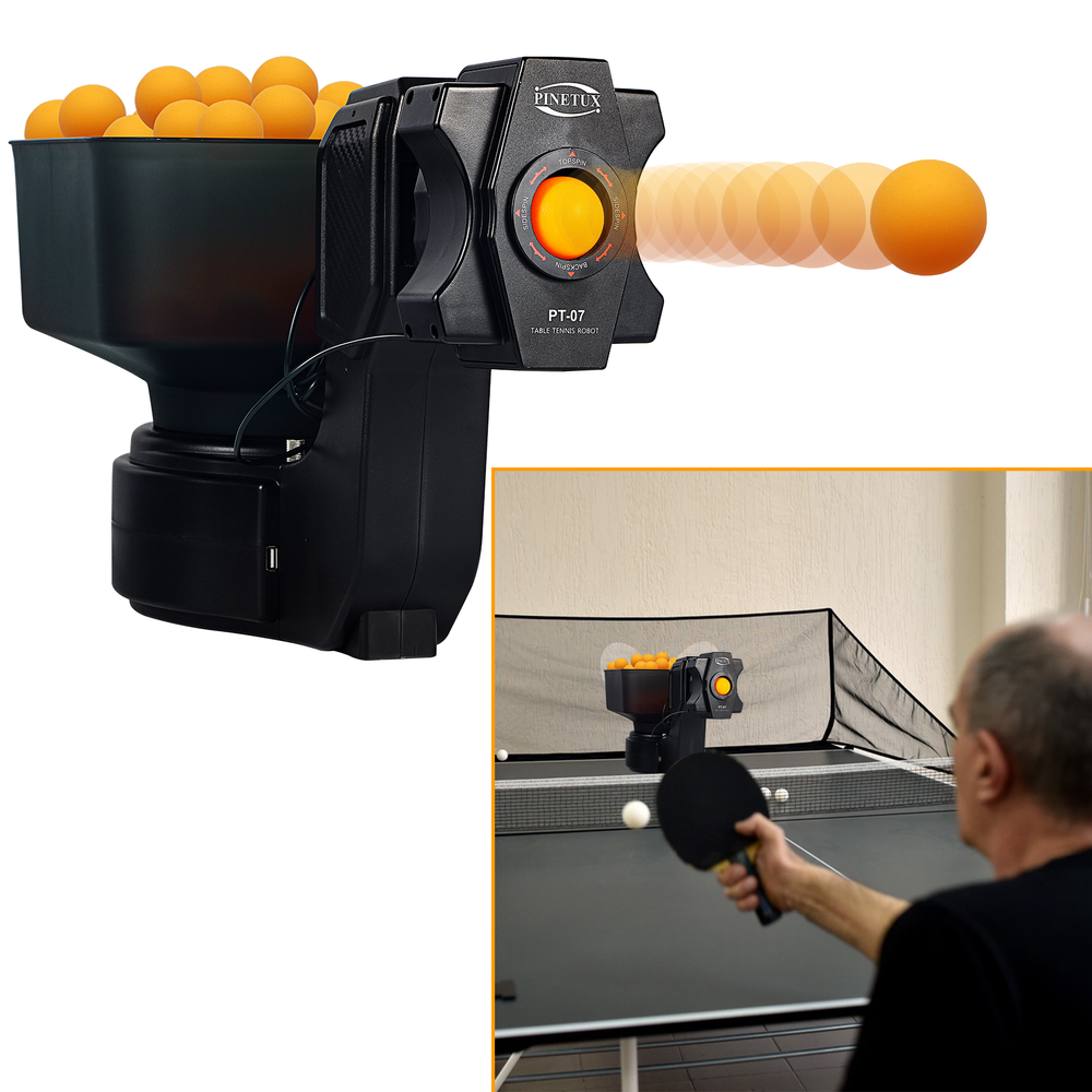 Table Tennis Robot Ping Pong Ball Automatic Machine For Training Exercise
