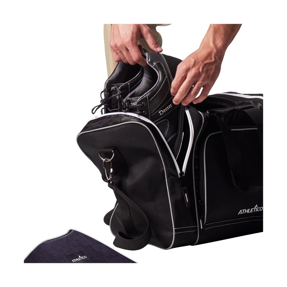 Athletico Bowling Bag & Seesaw Polisher Bundle Black