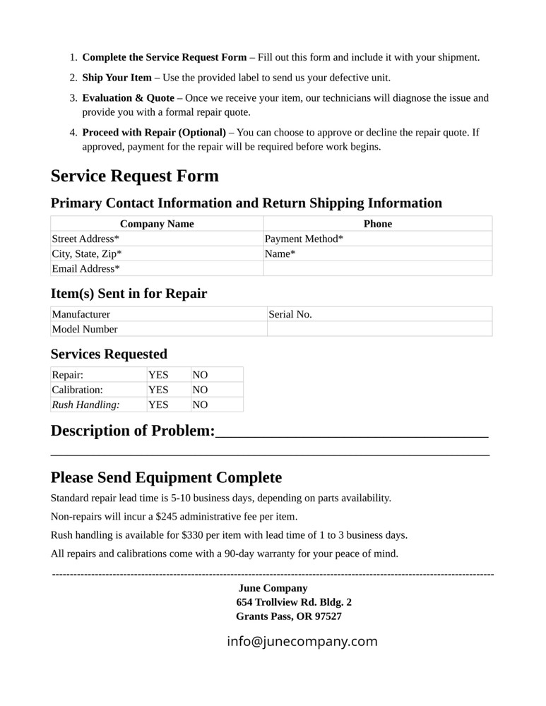 REPAIR SERVICE: Fluke 5500A Multi-Product Calibrator