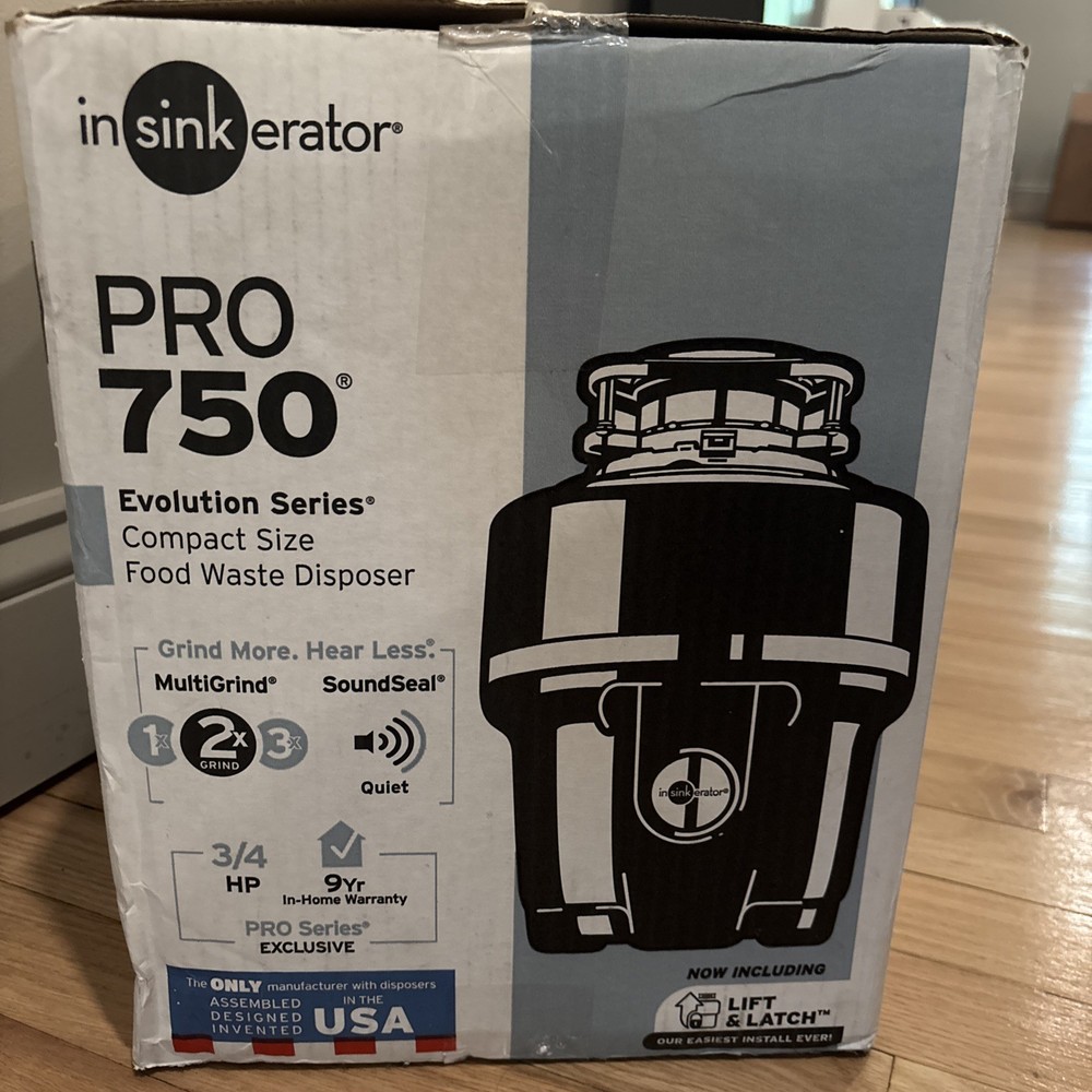 InSinkErator Pro 750 Garbage Disposal 3/4 HP Evolution Series - New