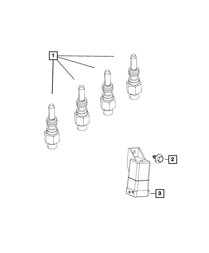 Genuine Mopar Glow Plug 68576776AA