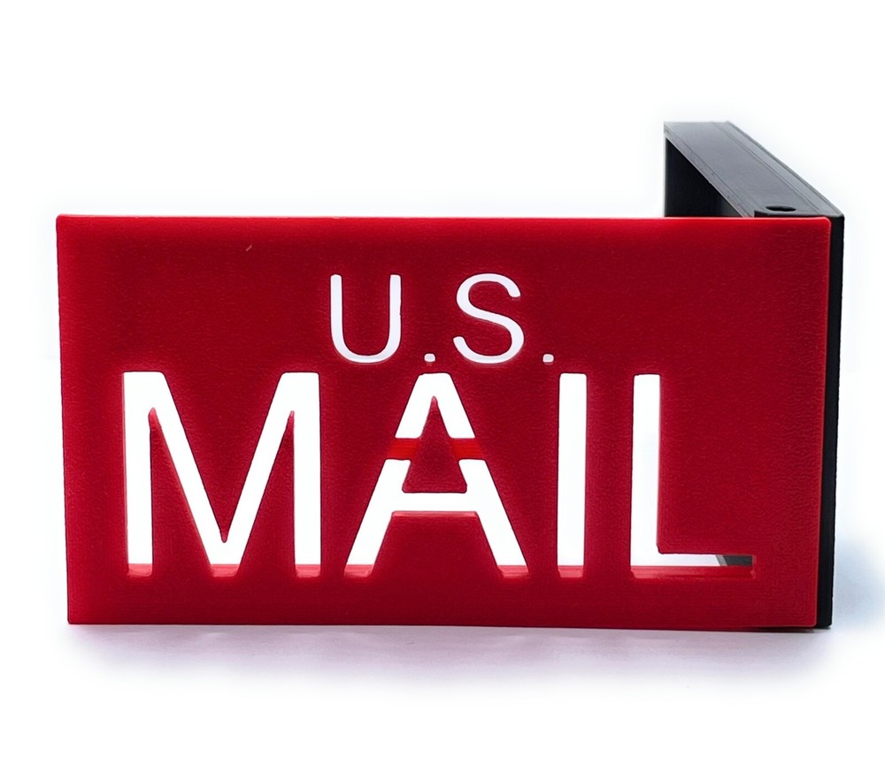 US Mailbox Red Flag Solution Universal Front Mount Mail Replacement Outgoing