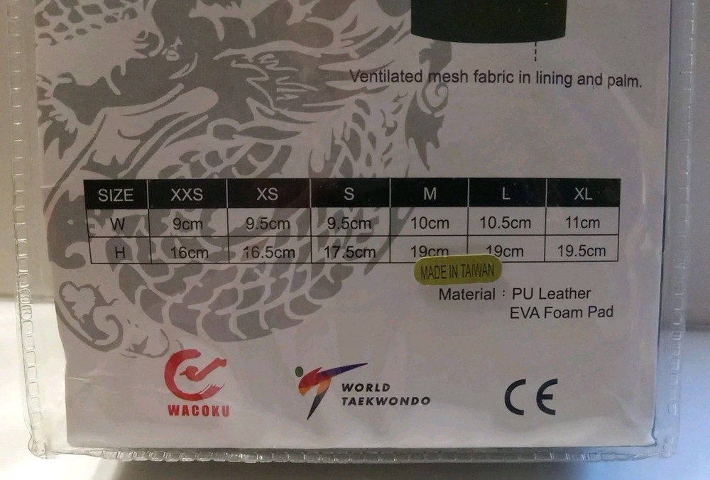 TAEKWONDO HAND PADS NEW LARGE