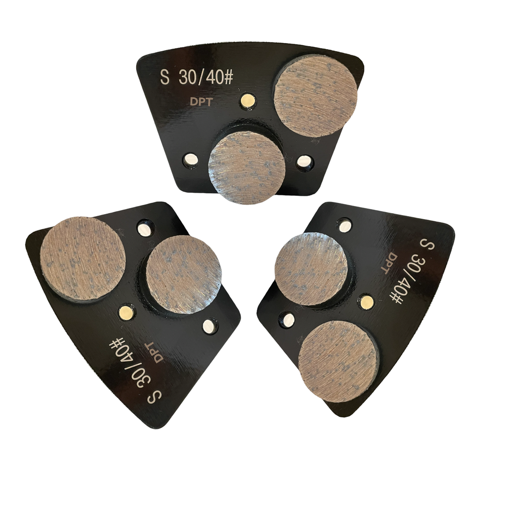 Diamond Grinding Discs Soft Bond Bolt on Grinders Hard Concrete Surface 30 Grit