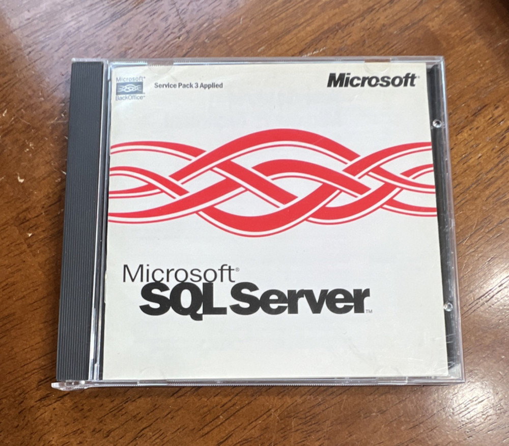Microsoft SQL Server Version 6.5 with Service Pack 3 CD English Database Mgmt