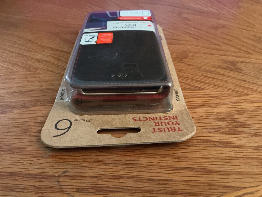 [ARAREE] Thumb-up Diary Case for iPhone 6 - Black comes w/ original packaging