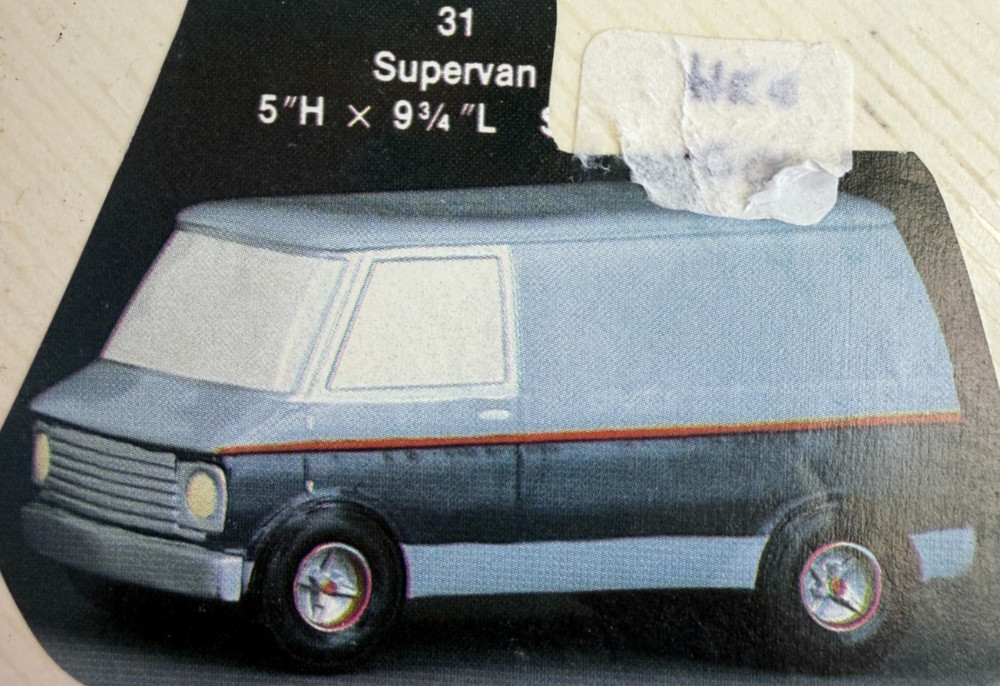VINTAGE SCIOTO CERAMIC MOLD #31 SUPERVAN