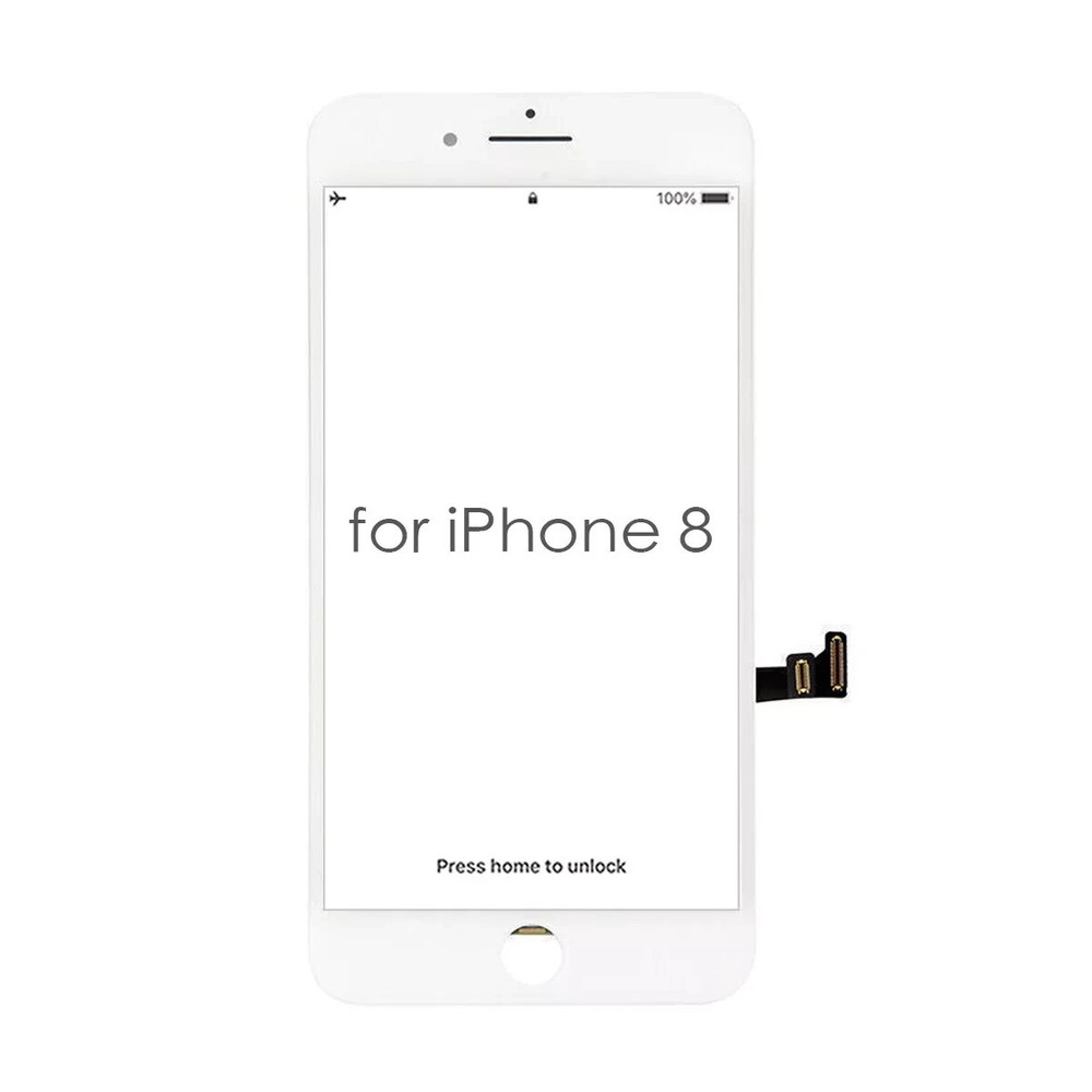 iPhone 8 - White Incell Display LCD Touch Digitizer Screen Assembly Replacement