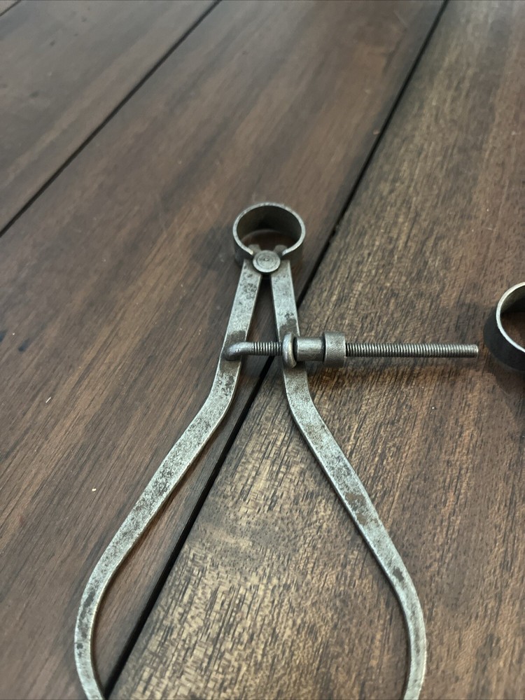 Vtg 2PC Flat Leg Spring Outside Caliper Lot-unbranded