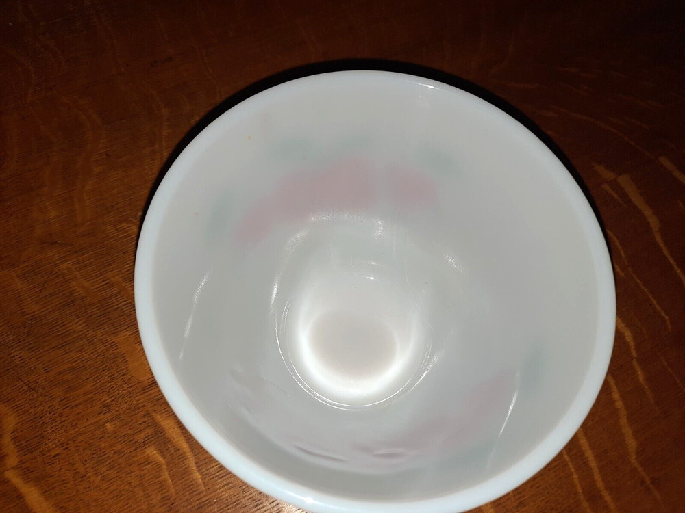 Fire King Grease Jar, Apples Design, No Lid