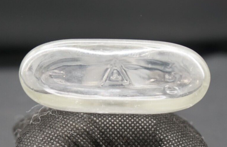 Vintage Clear Flask Style Perfume Bottle