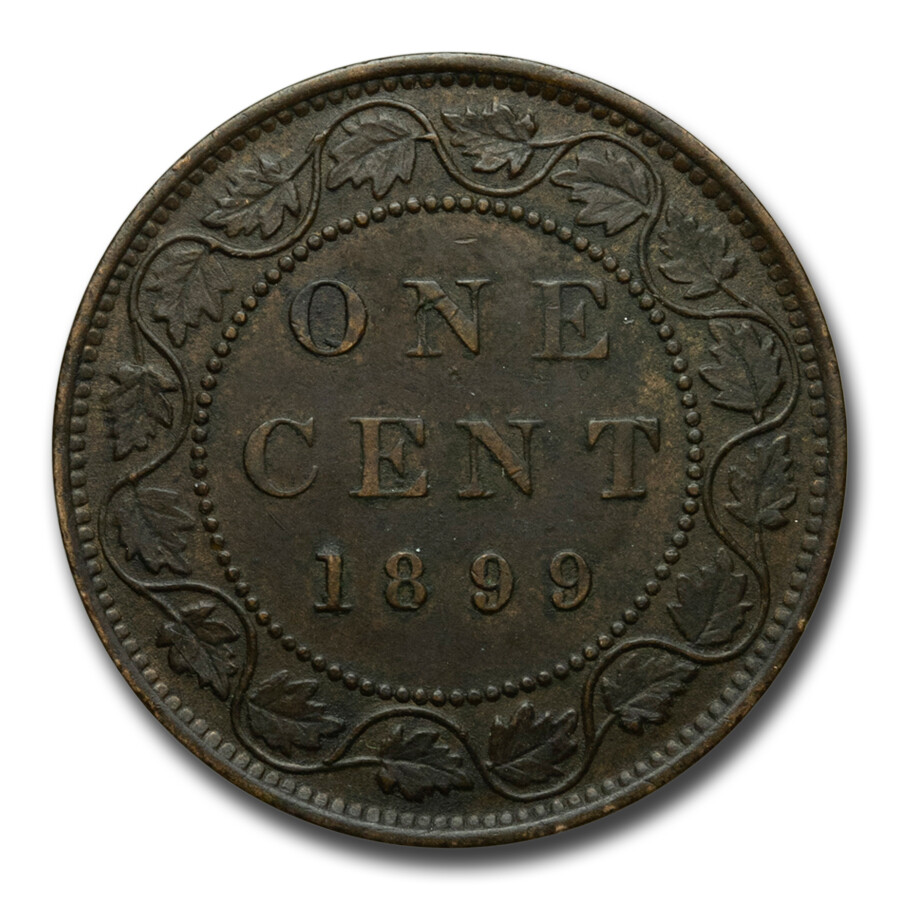1876-1901 Canada Large Cent Victoria Avg Circ