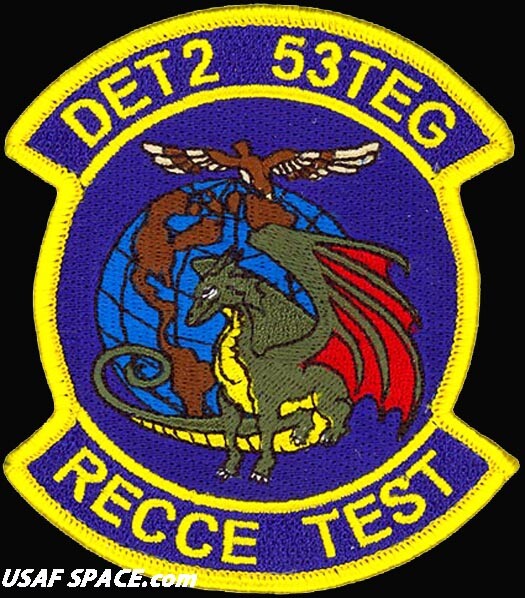 USAF 53RD TEST & EVALUATION GROUP -DETACHMENT 2- RECCE TEST -Nellis AFB- PATCH