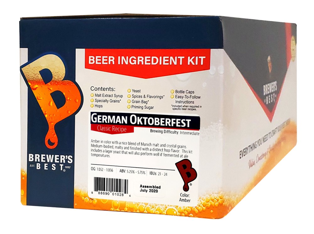 Brewer's Best German Oktoberfest Ingredient Kit for Home Brew Beer Making