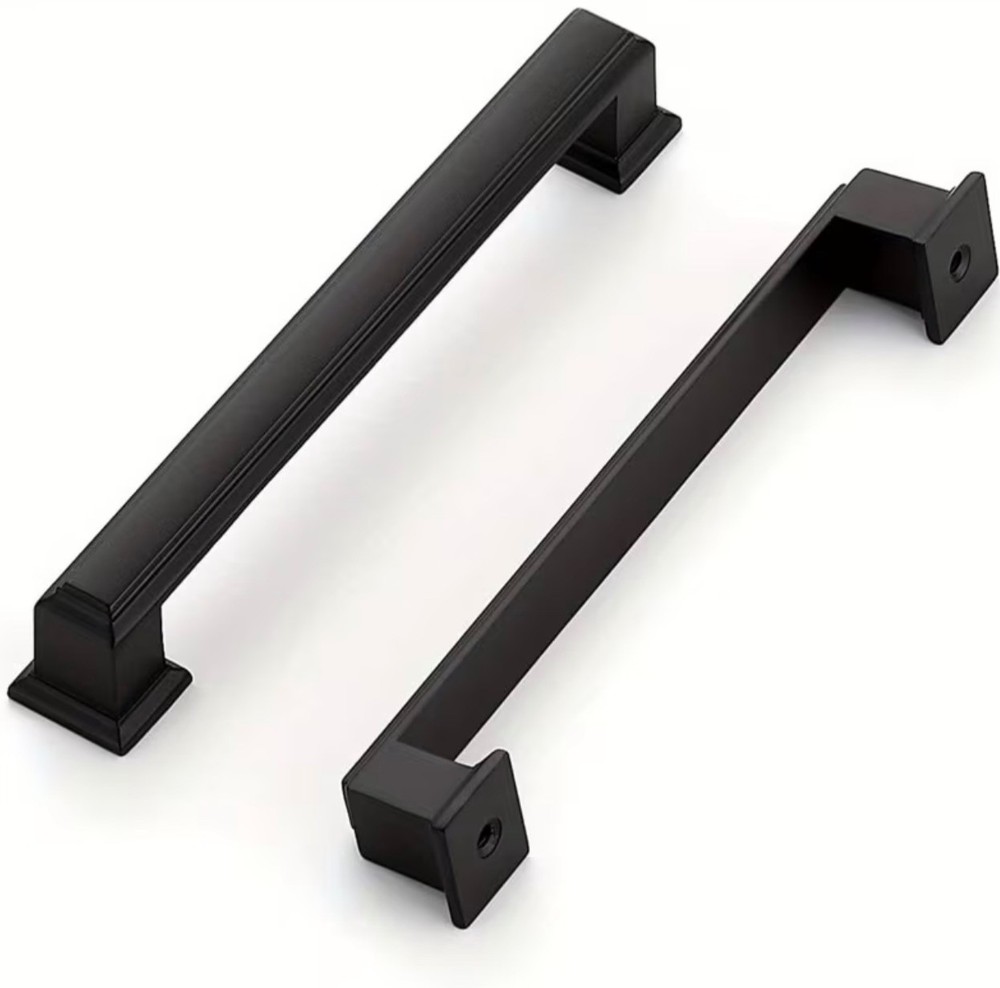 5in Matte Black Cabinet Handles Drawer Pulls Modern Kitchen Hardware