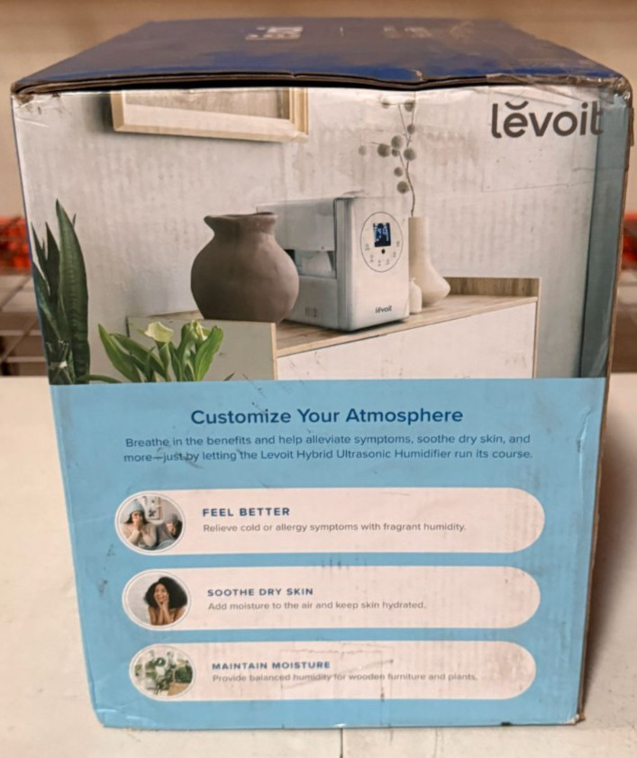 LEVOIT LV600HH Hybrid Ultrasonic Humidifier - White