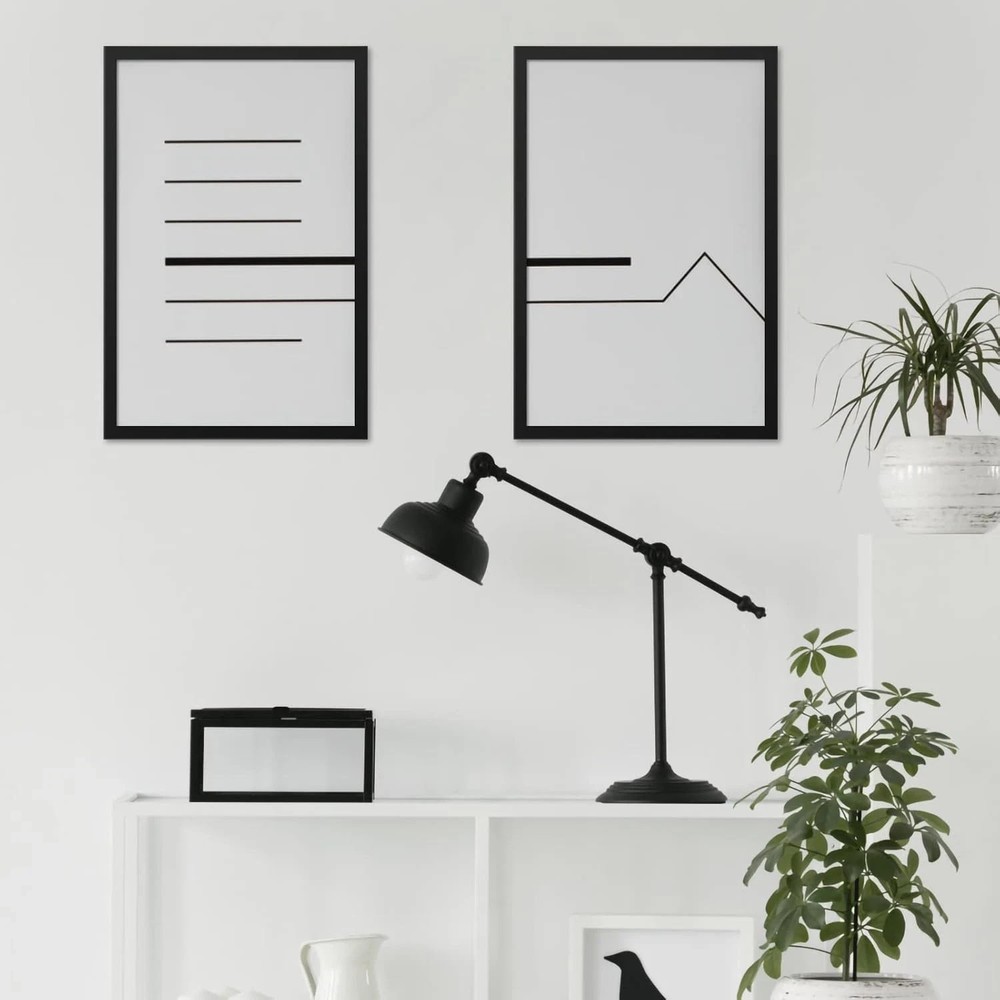 Matte Black 16x24 Frame - Single Frame, 16 x 24 Poster Frame for Artwork, Puzzle
