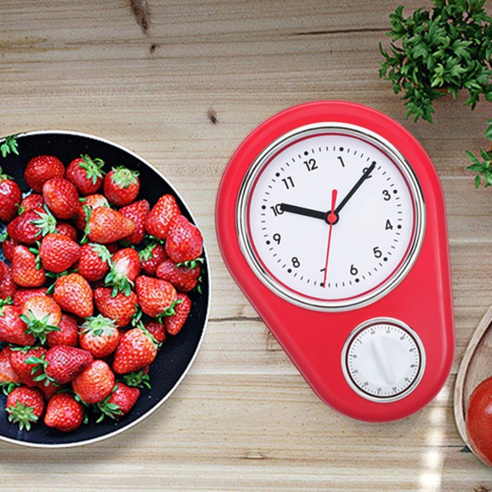 9 Inch Kitchen Timer Wall Clock Large Display Multifunction Quartz Clock