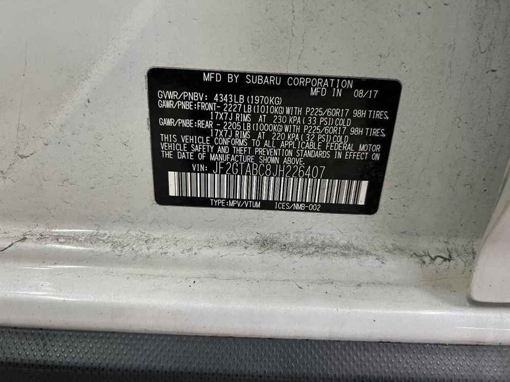 Engine ECM Electronic Control Module CVT Fits 18 XV CROSSTREK 238105
