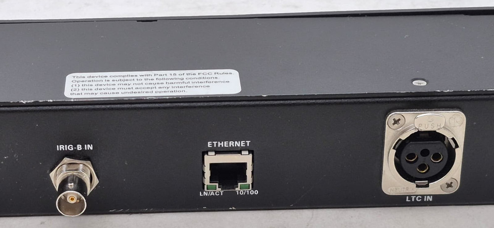 Scratched Evertz 1201DD Network Digital Display Clock